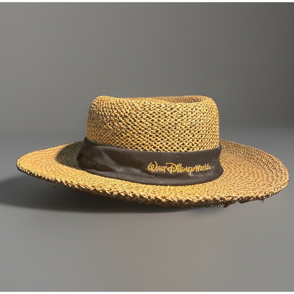 Disney Walt Disney World Parks Unisex Adult Straw Sun / Shade Hat - Size L/XL